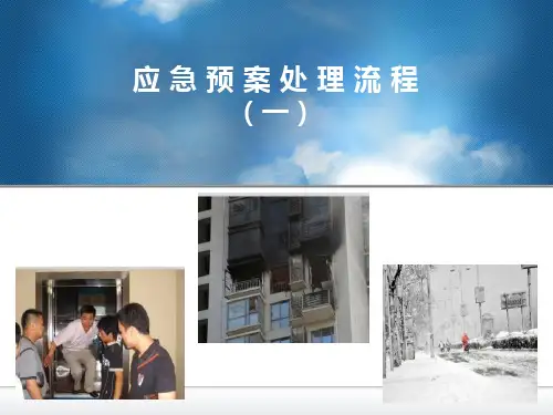 物业管理应急预案大全(PPT60页)