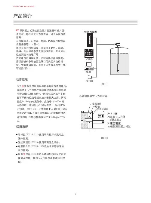 EC_压力式液位计