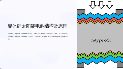 晶体硅太阳能电池结构及原理