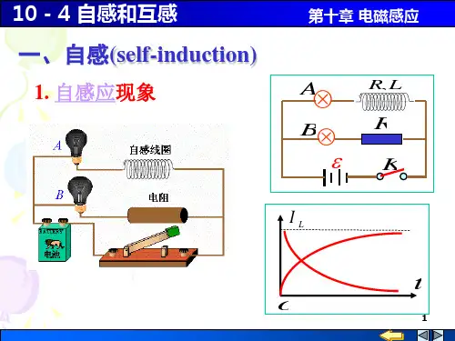 大学物理自感和互感