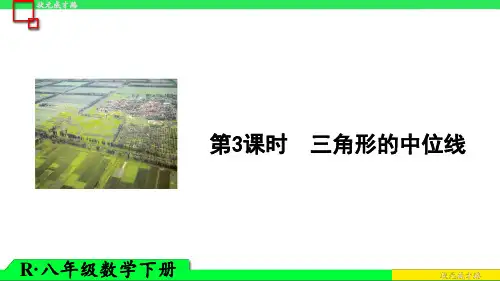 人教版八下数学 18.1.2  第3课时 三角形的中位线