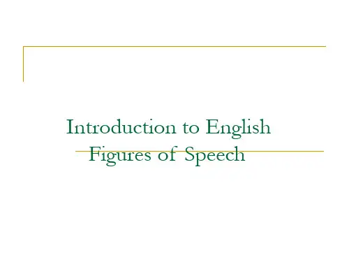 大学英语英语修辞简介2