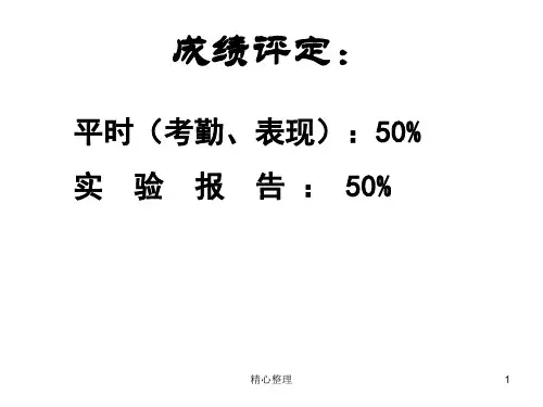 实验报告应如何写精品.ppt