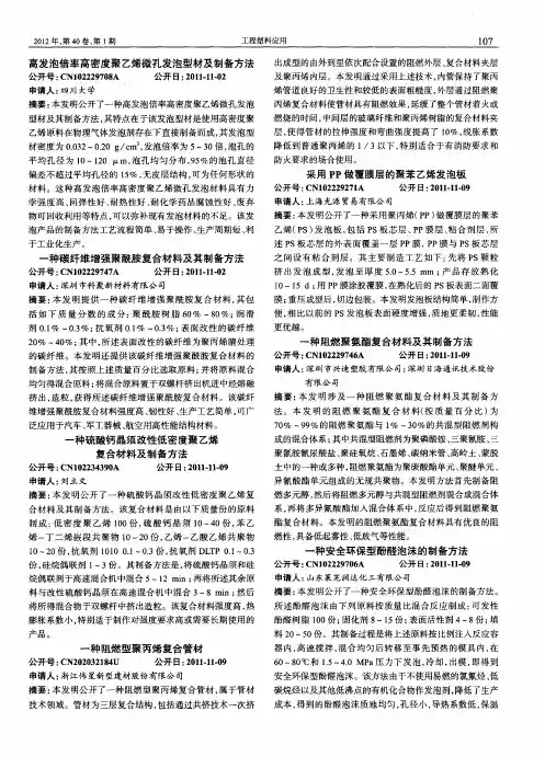 工程塑料应用