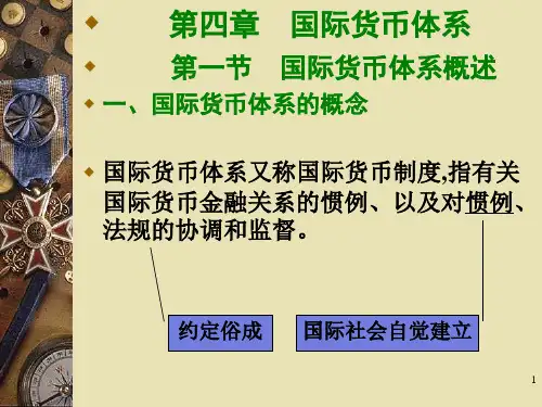 第4章 国际货币体系PPT课件