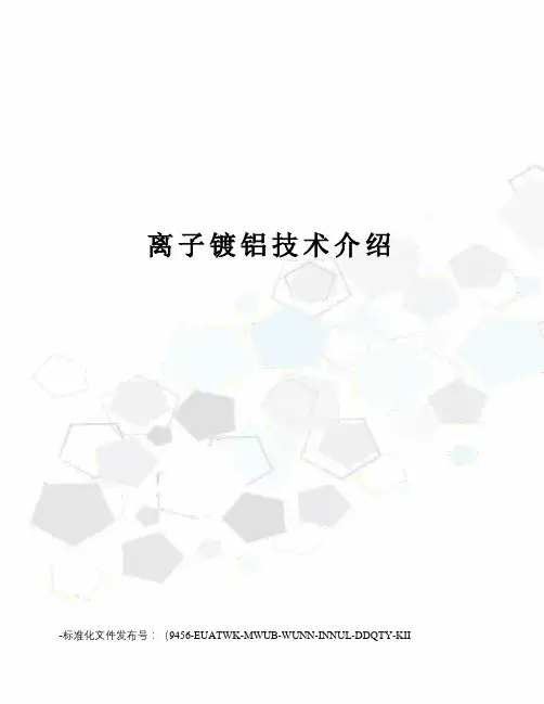 离子镀铝技术介绍