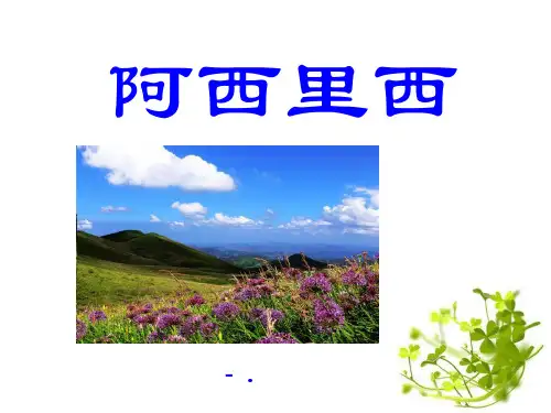 《阿西里西》PPT课件3