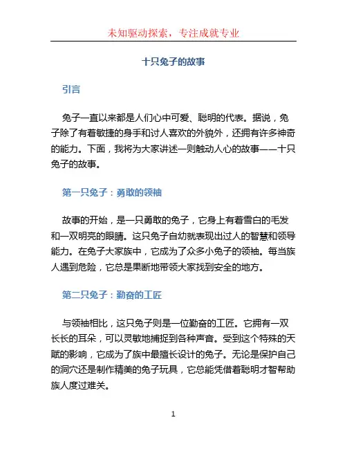 十只兔子的故事
