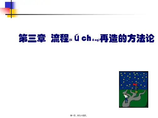 (ppt版)流程再造的价值观方法论及实施方案