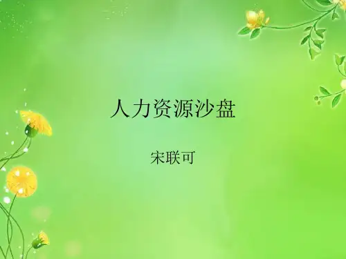人力资源沙盘