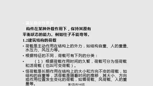 建筑力学与结构分析PPT课件