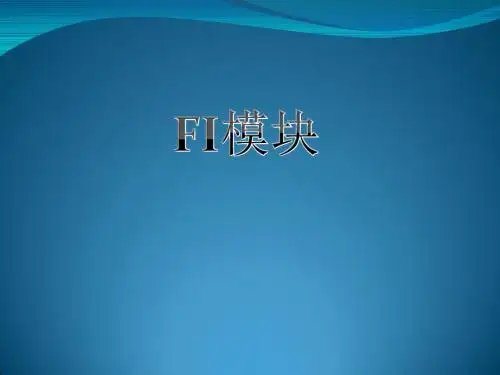 5财务模块FI