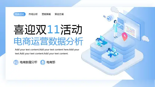 企业电商运营数据汇报PPT