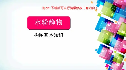 水粉静物构图基本知识PPT课件