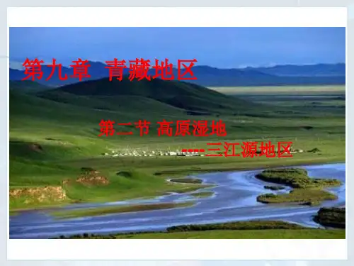 9.2高原湿地──三江源地区(共29张PPT)