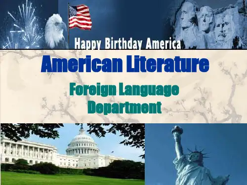 American Literature( 殖民地时期)