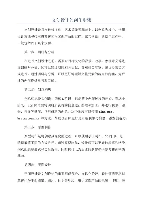 文创设计的创作步骤