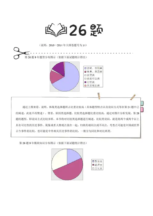 第26题-2010-2018年高考历史全国卷选择题按题号顺序分类+Word版含解析