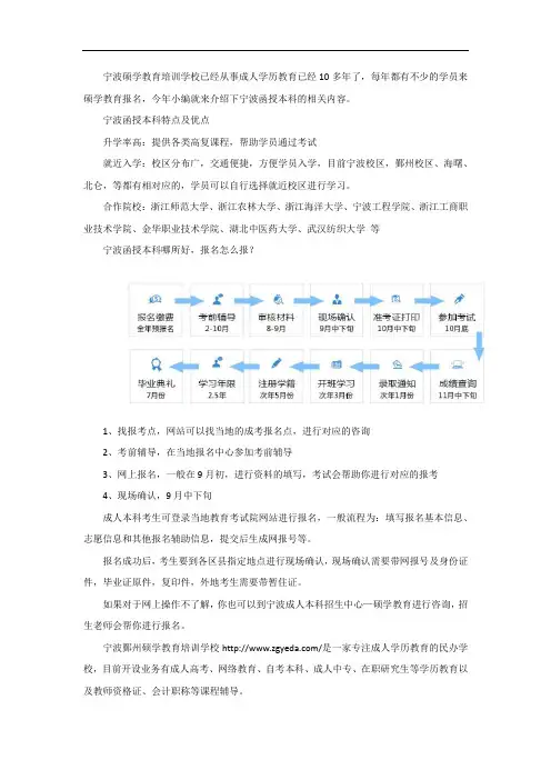 宁波函授本科哪里报名