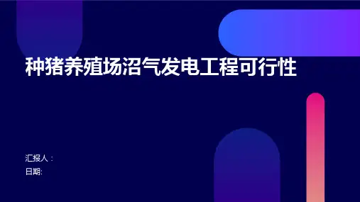种猪养殖场沼气发电工程可行性