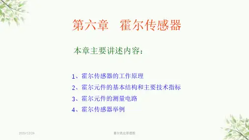 霍尔效应原理图课件