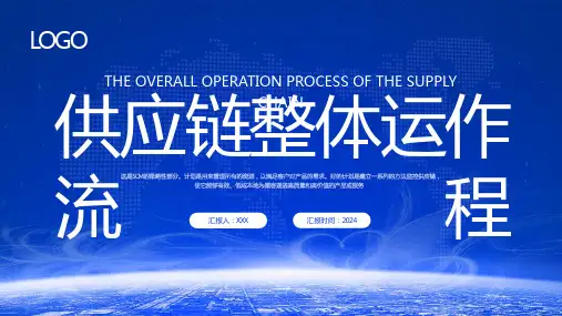 供应链整体运作流程PPT