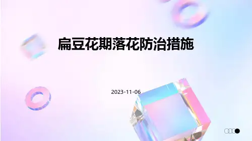扁豆花期落花防治措施