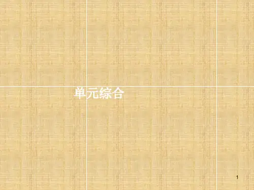 2020版高考政治人教版总复习课件：必修一 单元综合1.1
