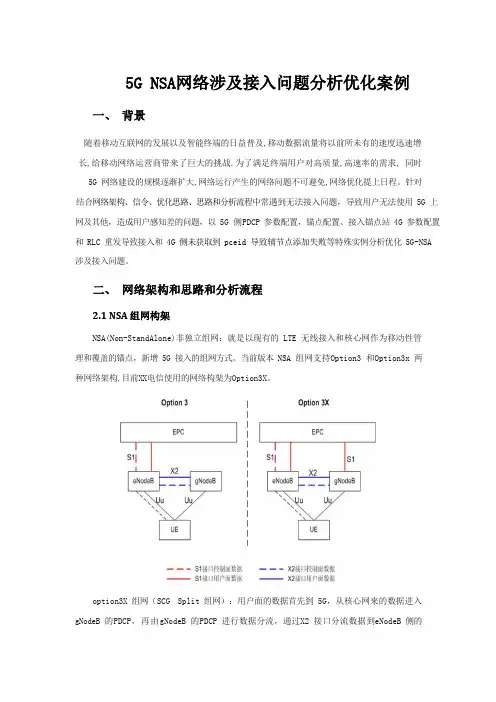 5G优化案例：5G NSA涉及接入问题分析优化案例