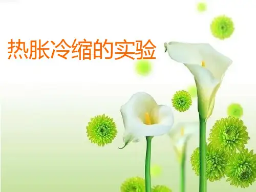 热胀冷缩的实验 (2)