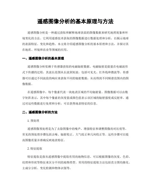 遥感图像分析的基本原理与方法