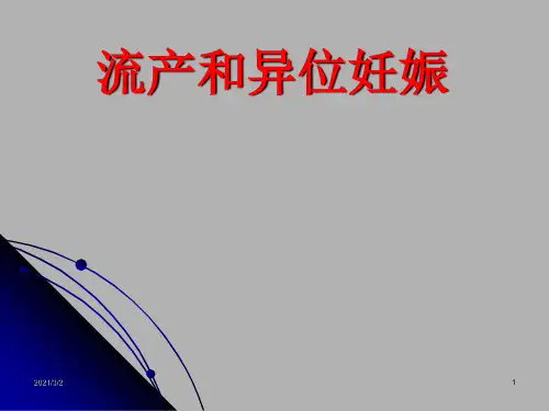 流产异位妊娠精选课件PPT