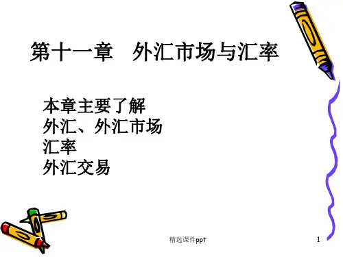 第十一章外汇市场与汇率ppt课件