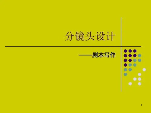 剧本写作专题 ppt课件