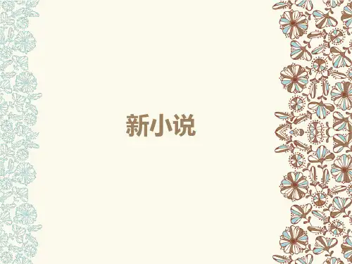 20世纪外国文学史课件：新小说