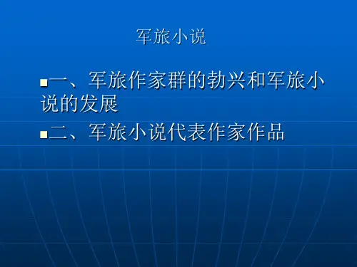 11.军旅小说