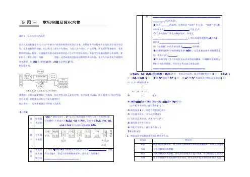 2022版化学(苏教版)高考总复习教学案-无机化学工艺流程 Word版含答案
