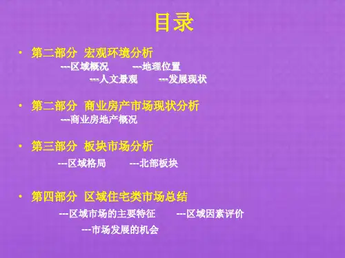 沙坪坝房地产市场调研