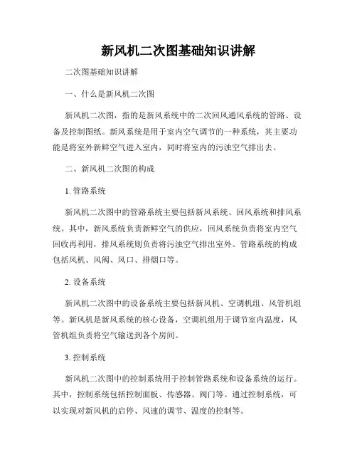新风机二次图基础知识讲解