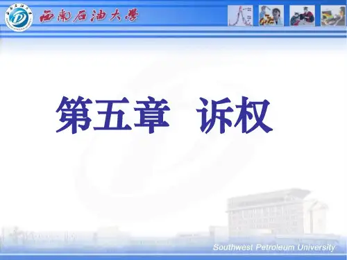 民事诉讼中的诉权