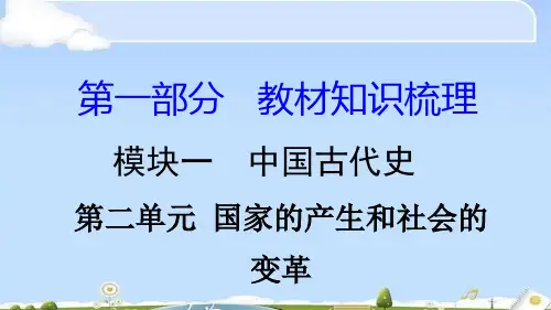 中考历史复习：中国古代史ppt(9份) 岳麓版4