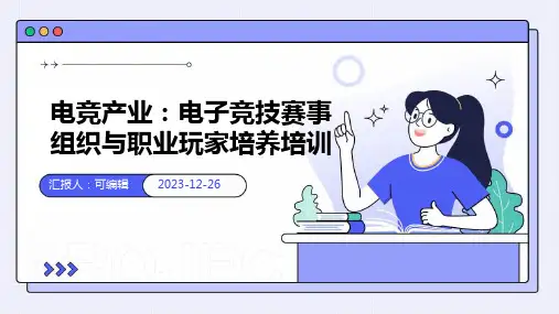 电竞产业：电子竞技赛事组织与职业玩家培养培训ppt (2)