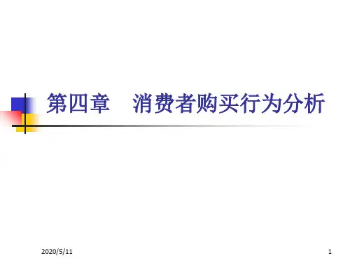 消费者购买行为分析-PPT课件