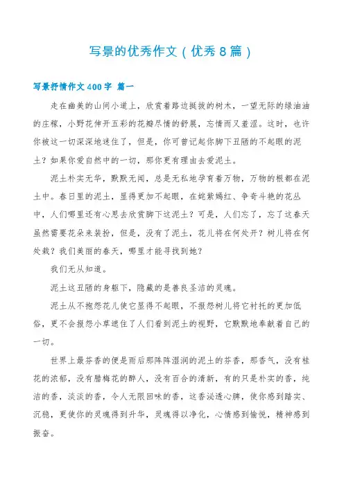 写景的优秀作文(优秀8篇)