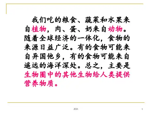 食物中的营养物质PPT课件_2