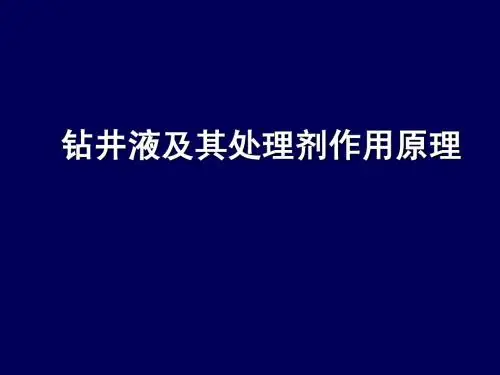 钻井液及其处理剂作用原理-(5、6)