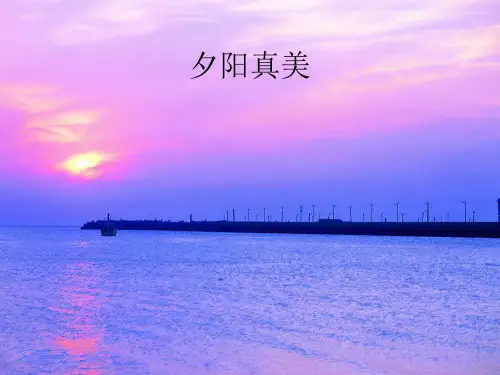 苏教二上语文课件：23《夕阳真美》