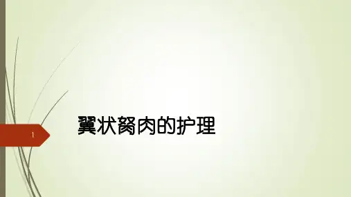 翼状胬肉的护理ppt课件