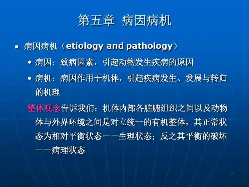 五病因病机PPT课件