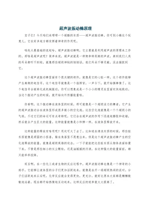超声波振动棒原理